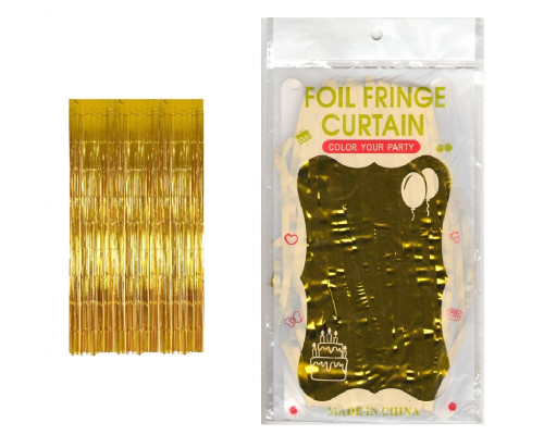 Блестящий дождь для стены фотозоны, золото (300)