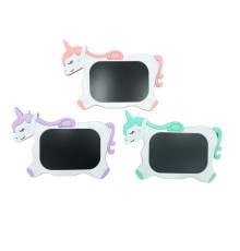 Доска детская 10' LCD, "UNICORN" ассорти, 35x19cm 16081 (100)