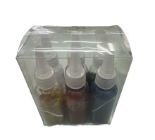 Clei cu gliter asorti, 6buc/set (80)