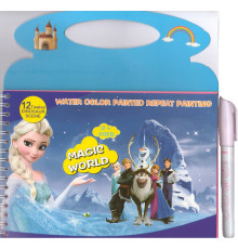 Водная раскраска+маркер для воды "Frozen" 21x20cm. 3093