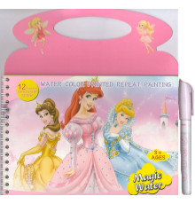 Водная раскраска+маркер для воды "Принцесса" 21x20cm. 3093