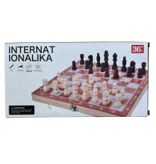 Шахматы деревянные 285*285мм HM-034 S3-12 (30)