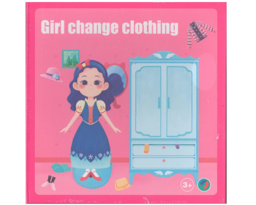 Joc educativ cu magneți „Îmbraca fetita” S3-16 (40)