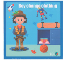 Развивающая игра на магнитах "Одень мальчика" S3-16 (40)