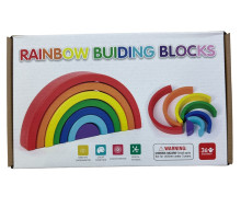Joc educativ din lemn " RAINBOW" WCH-898 S3-4 (48)