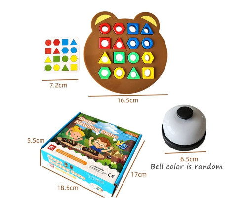 Joc educativ "SHAPE MATCHING GAME" SFPX915 S3-11 (48)