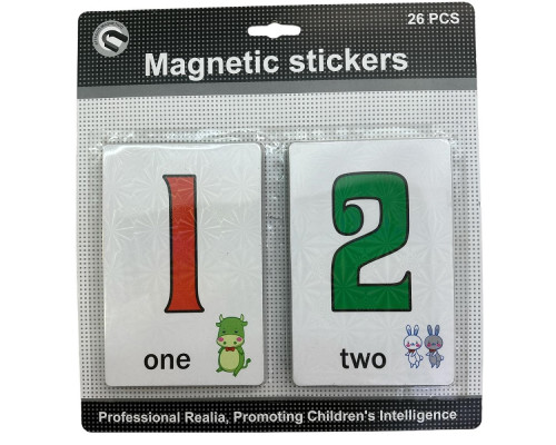Набор карточек с цифрами, магнитные, 26шт. SDX-H096 S3-30 (48)