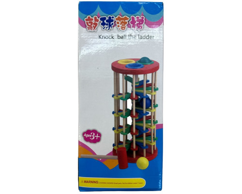 Joc educativ din lemn "KNOCK BALL" S3-13 (30)