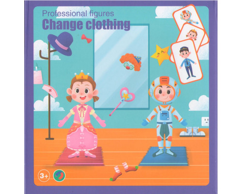 Joc educativ cu magneți „Îmbrăcăminte profesională” S3-16 (40)