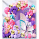 Set "BUTTERFLY", baloane asorti+ accesorii, 141buc. S11-12 (50)