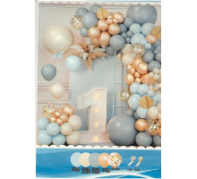 Set "BLUE SKY", baloane asorti+ accesorii, 216buc.S11-13 (50)