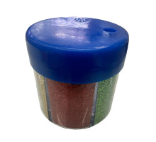 Set gliteri 6 culori, in container (6/1000)