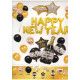 Набор "HAPPY NEW YEAR" MIDI, надувные шары ассорти, 56шт. S11-18
