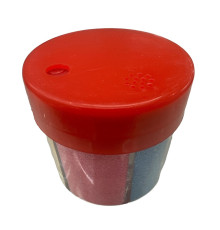 Set gliteri 6 culori NEON, in container (6/1000)