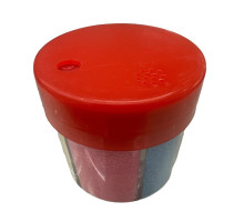 Set gliteri 6 culori NEON, in container (6/1000)