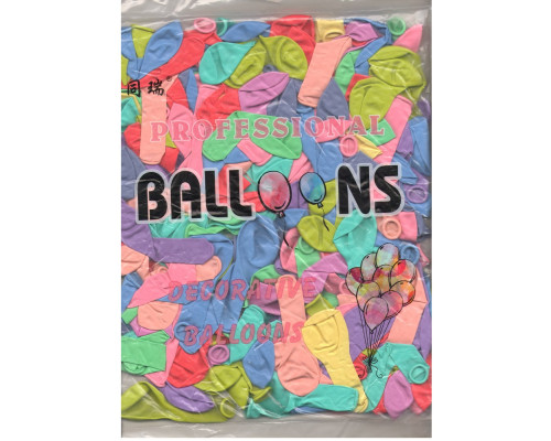 Baloane multicolore, mici, 10cm, 200buc (200) Baloane multicolore, mici, 10cm, 200buc (200)