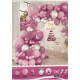 Set "OH BABY" Violete, baloane asorti+ accesorii,157buc. S11-5 (50)