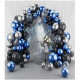 Set arcada baloane Happy Birthday, 168 piese, Baloane Metalizate Cromate 168 piese S11-7 (50)