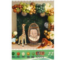 Set "OH BABY" Green, baloane asorti+ accesorii, 134buc. S11-9 (50)