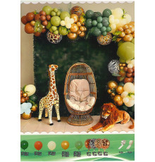 Набор "OH BABY" Green, надувные шары ассорти+аксесуары, 134шт. S11-9 (50)