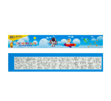 Rulou cu desene pentru colorat, autoadeziv "The Astronauts" 300x30cm. (180)