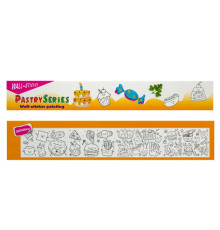 Rulou cu desene pentru colorat, autoadeziv "Pastry Series" 300x30cm. (180)