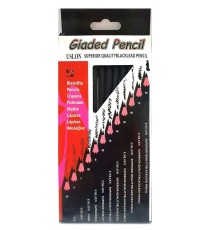 Set creioane grafit 12 buc. 2H-8B, USLON USL-967 (12/240)