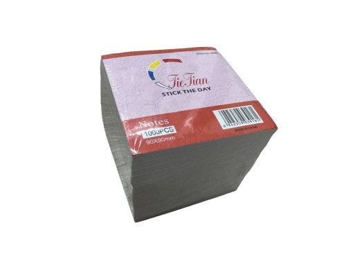 Hartie pentru notite, 90x90 mm, 750 file, alba