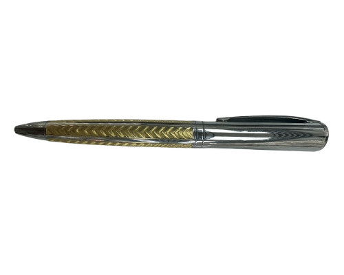 Pix cu bilă, rotativ, carcasa metal aur/argint, 0,7mm albastru, S16-8 (50/500) Pix cu bilă, rotativ, carcasa metal aur/argint, 0,7mm albastru, S16-8 (50/500)