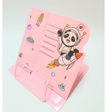 Stativ p-u carti, metal, 210*230 mm. roz, "Panda" (12)