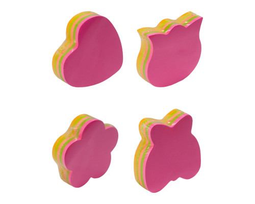 Set hartie de notite ondulata asorti, mare, 5 culori, 100foi (12/60)