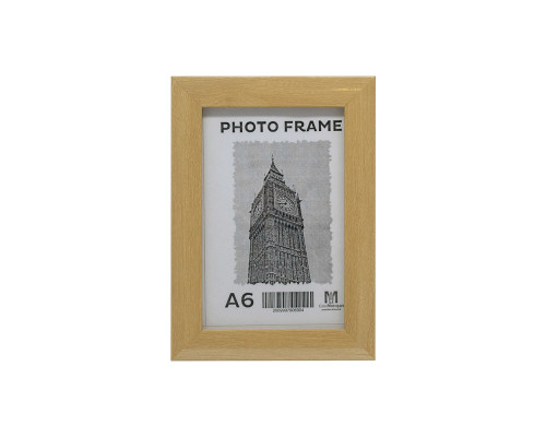 Фоторамка A6 10*15 c ножкой-подставкой светлое дерево, 20мм F2015-01 CM*6904 Фоторамка A6 10*15 c ножкой-подставкой светлое дерево, 20мм F2015-01 CM*6904
