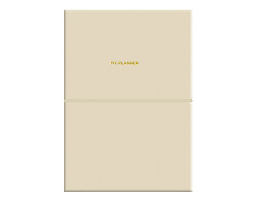 Agenda nedatata, A5, 208 pag., PU, coperta moale, capucino, A5-7106 (12)