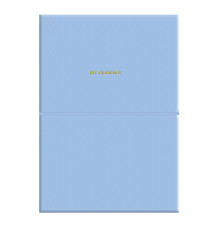 Agenda nedatata, A5, 208 pag., PU, coperta moale, albastru deschis, A5-7107 (12)