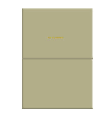 Agenda nedatata, A5, 208 pag., PU, coperta moale, oliva, A5-7131 (12)