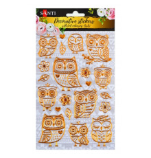 Set de autocolante decorative imprimate cu folie "Bufnite", 140*210мм	741278