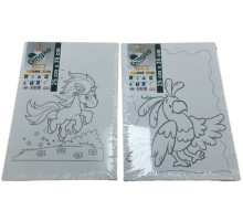 Panza pe targa,cu imprimeu p/u colorat 25x35сm GINGKO(80)