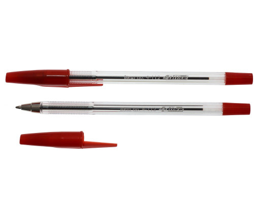 Ручка шариковая красная, 0,5mm 4Office 4-112 (50/1000) Ручка шариковая красная, 0,5mm 4Office 4-112 (50/1000)