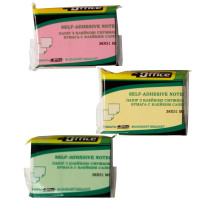 Блок бумаги с клейким слоем, 38*51 мм, 100л. ассорти,4-420-22 4Office (12/432)