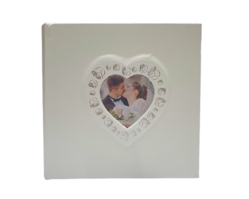 Фотоальбом Cвадебный 22*22cм, 200фото 10*15см 3диз.S4-7 (24)