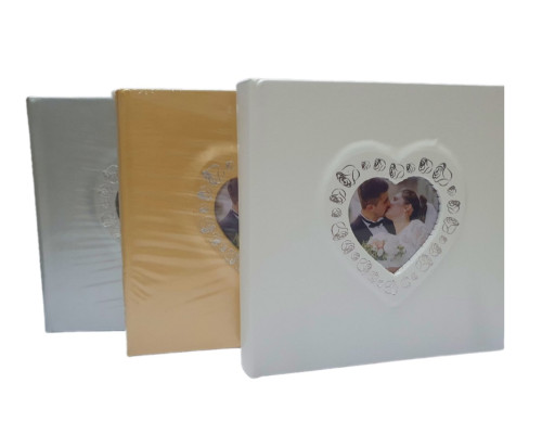 Фотоальбом Cвадебный 22*22cм, 200фото 10*15см 3диз.S4-7 (24)