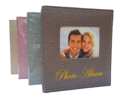 Фотоальбом Cвадебный 22*22cм, 200фото 10*15см 4 диз S4-9 (48)