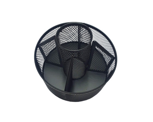 Organizator masa, rotativ, D13*12,5сm, plasa metal, negru 2013 (36)