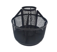 Organizator masa, rotativ, D13*12,5сm, plasa metal, negru 2013 (36)