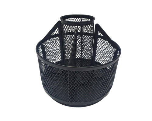 Organizator masa, rotativ, D13*12,5сm, plasa metal, negru 2013 (36)
