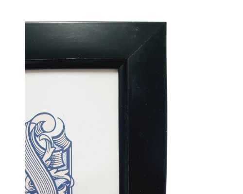 Фоторамка A4 (21x29.7cm) черная, 15мм CM*9028 (60)