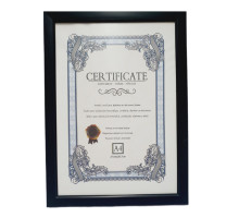 Фоторамка A4 (21x29.7cm) черная, 15мм CM*9028 (60)