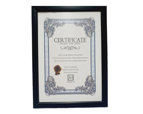 Rama foto A4 (21x29.7cm) negru, 15mm CM*9028 (60)