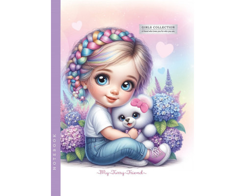 Carnet A5 (143х200mm) 64 file, matematică, coperta integrala, 24363 (10)