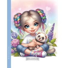 Carnet A5 (143х200mm) 64 file, matematică, coperta integrala, 24368 (10)